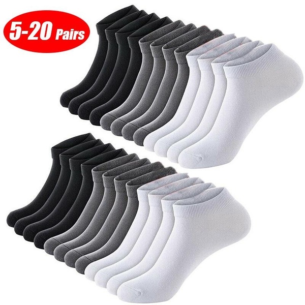 Wish.com - 20 Pairs of Unisex Short Socks