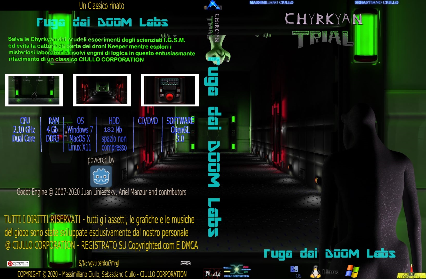 [ALL OS] CHYRKYAN TRIAL. Fuga dai DOOM LABS